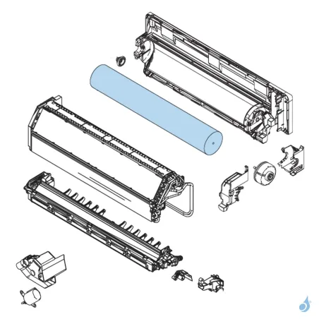 Turbine pour climatisation Atlantic Fujitsu KMT KGTB Réf. 897550