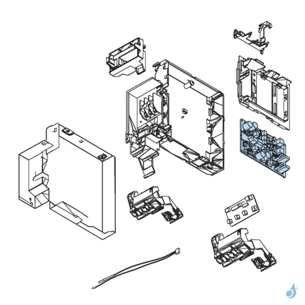 Platine Régulation pour climatisation Atlantic Fujitsu ASYG22KMTB Réf. 893527