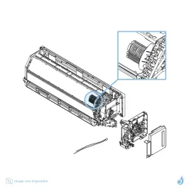 Support Capteur pour climatisation Atlantic Fujitsu ASYG07-24KMTB  Réf. 897756 2