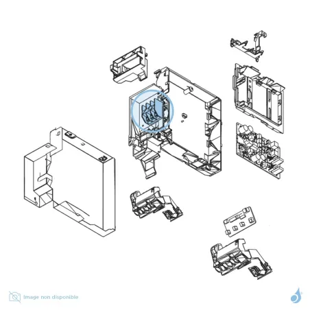 Bornier pour climatisation Atlantic Fujitsu ASYG07-14KMTB Réf. 907689