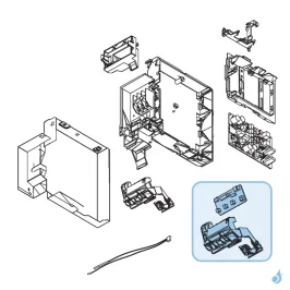 Ensemble IR pour climatisation Atlantic Fujitsu ASYG07-14KMTB Réf. 897759 2