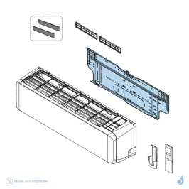 Support Mural pour climatisation Atlantic Fujitsu ASYG18-24KMTB Réf. 897888