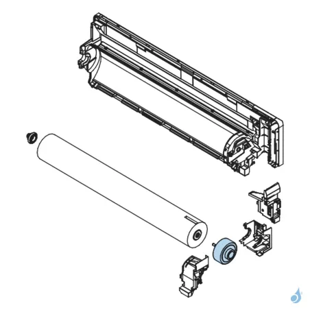 Moteur Ventilation pour climatisation Atlantic Fujitsu ASYG18-24KMTB Réf. 897864