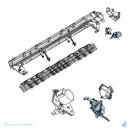 Moteur Balayage pour climatisation Atlantic Fujitsu ASYG18-24KMTB Réf. 897866
