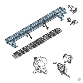 Bac à Condensats pour climatisation Atlantic Fujitsu ASYG18-24KMT Réf. 897924 2