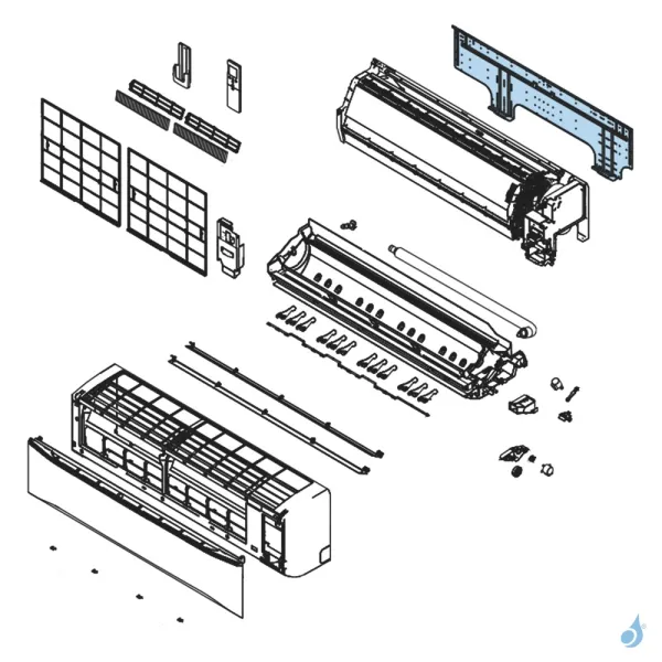 Support Mural pour climatisation Atlantic Fujitsu ASYG30-36KMT Réf. 897170