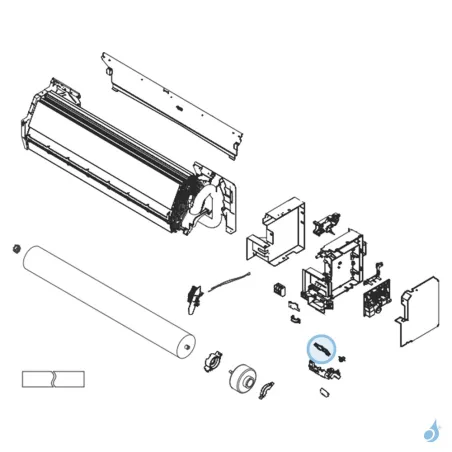 Platine IR pour climatisation Atlantic Fujitsu ASYG30-36KMT Réf. 892567