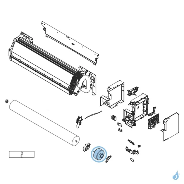 Moteur Ventilation pour climatisation Atlantic Fujitsu ASYG30-36KMT LMTA Réf. 897183