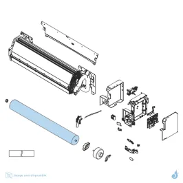 Turbine pour climatisation Atlantic Fujitsu ASYG30-36KMT LMTA Réf. 897184