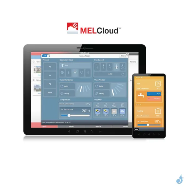 Climatiseur Mono split MITSUBISHI MSZ-LN50VG2B + MUZ-LN50VG2 5.0kW MSZ-LN Noir WiFi PAC Inverter Design de Luxe Silencieuse