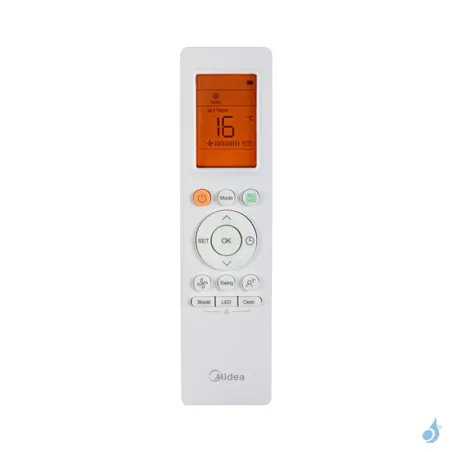 Climatiseur Mono split Midea ARUM 35(12)N8 3.52kW Mural Inverter PAC air-air Serie Elegance MSAGSBU-12HRDN8 + MOX102-12HFN8/LT