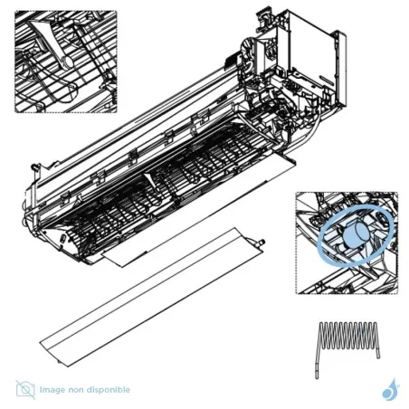 Moteur Volet pour climatiseur Atlantic Fujitsu ASYG7-12KPC Réf. 897713