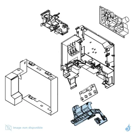 Support Platine pour climatiseur Atlantic Fujitsu ASYG07-12KPC Réf. 897722
