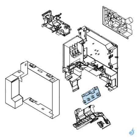 Platine IR pour climatiseur Atlantic Fujitsu ASYG07-12KPC Réf. 897723