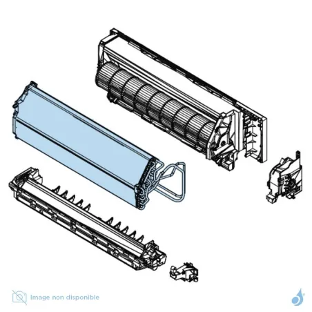 Évaporateur pour climatiseur Atlantic Fujitsu ASYG07-12KPC Réf. 897724