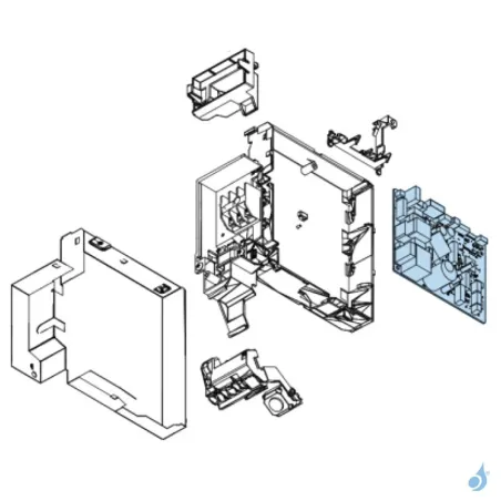 Platine Régulation pour climatiseur Atlantic Fujitsu ASYG07KGT Réf. 897539