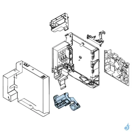Ensemble IR + Capteur pour climatiseur Atlantic Fujitsu ASYG07-14KGTB Réf. 897543