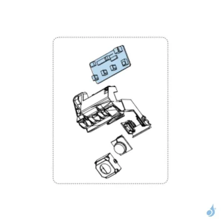 Platine IR pour climatiseur Atlantic Fujitsu ASYG07-14KGTB Réf. 897735