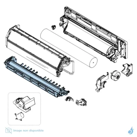 Bac à Condensats pour climatiseur Atlantic Fujitsu KGTB KETA KMTB Réf. 892445