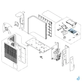 Platine Régulation pour groupe extérieur Atlantic Fujitsu AOYG07KMCC Réf. 892517 2