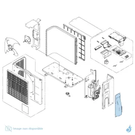 Cache Raccords pour groupe extérieur Atlantic Fujitsu Réf. 897559