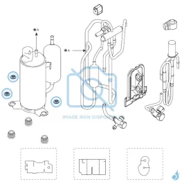 Écrou Spécial pour groupe extérieur Atlantic Fujitsu AOYG07-14KMCC Réf. 896440