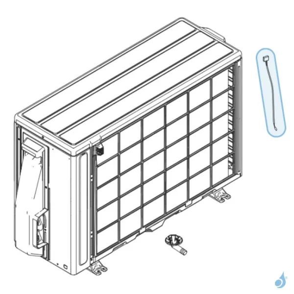 Sonde Extérieure pour groupe extérieur Atlantic Fujitsu Réf. 897553 AOYG07-09KGC