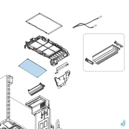 Platine Régulation pour groupe extérieur Atlantic Fujitsu Réf. 897568 AOYG09KGC 2
