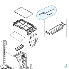 Jeu de Sondes pour groupe extérieur Atlantic Fujitsu Réf. 897572 AOYG12-14KGC Refoulement et Condenseur 2