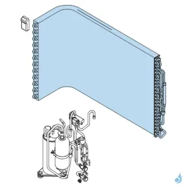 Condenseur pour groupe extérieur Atlantic Fujitsu Réf. 892392 AOYG12-14KGC 2