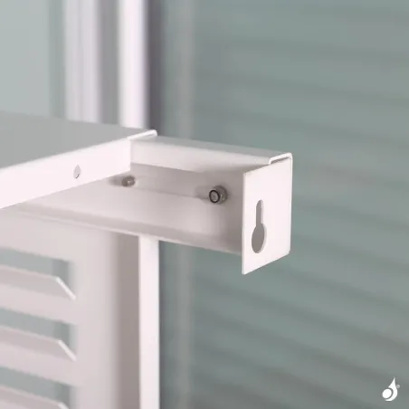 Cache climatisation en Alu RAL 9010 Blanc Livraison en 72H