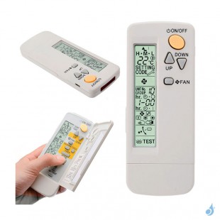 Télécommande IR Daikin Réf. BRC4C65 pour climatiseur gainable FBA/FDA/FNA/DXM
