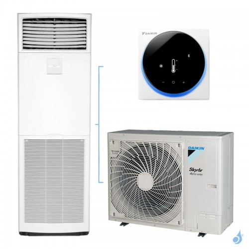 Console Carrossée Verticale DAIKIN Alpha-serie 6.8kW FVA71A + RZAG71NV1 1Ph Climatiseur pour application commerciale