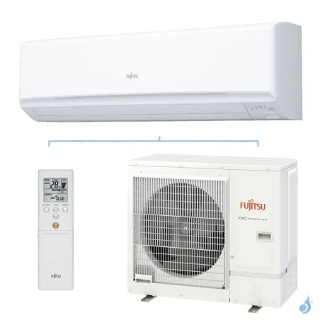 Climatiseur FUJITSU série KM Large 9.4kW ASYH36KMTB + AOYG36KMTB Mural Takao M2 pour application commerciale