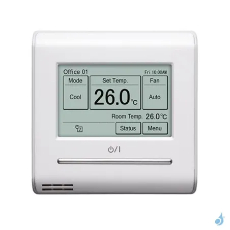 Climatiseur Fujitsu Cassette KRLB Blanc 6.8kW AUXG24KRLB + AOYG24KBTB Performance Monosplit pour application commerciale