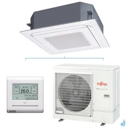 Climatiseur Fujitsu Cassette KRLB Blanc 9.5kW AUXG36KRLB + AOYG36KATA Serie ECO Monosplit pour application commerciale