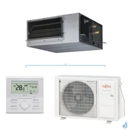 Climatiseur Fujitsu gainable KHTAP 3.5kW ARXG12KHTAP + AOYG12KBTB Monosplit pour application commerciale