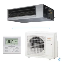 Climatiseur Fujitsu gainable KHTAP 6.8kW ARXG24KHTAP + AOYG24KBTB Monosplit pour application commerciale