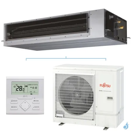 Climatiseur Fujitsu gainable KHTAP 9.5kW ARXG36KHTAP + AOYG36KRTA 3Ph Monosplit pour application commerciale