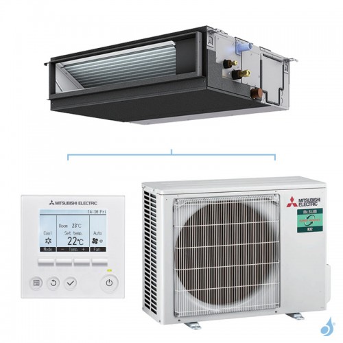 Climatiseur MITSUBISHI gainable 3.6kW PEAD-M35JA2 + PUZ-ZM35VKA2 Monosplit PEAD-M JA2 Premium Power Inverter