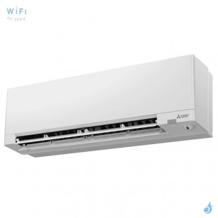 Climatisation MITSUBISHI MSZ-RW25VG + MUZ-RW25VGHZ 2.5kW WiFi Mono Split Mural Inverter Réversible Hyper Heating