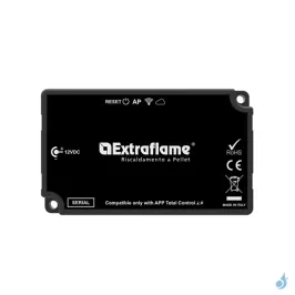 Module WiFi Étiquette Noire pour poêle à pellets Extraflame Réf 9278451