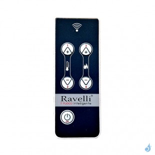 Insert à granulés canalisable Ravelli RCV 1000 Puissance 10.5kW Sortie Fumée Supérieure