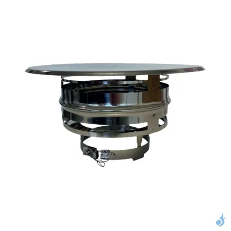 Chapeau anti refouleur pour collerette ou embout SodInox Ø à précise Tubage Inox