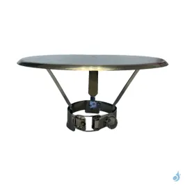 Chapeau Plat pour collerette ou embout SodInox Ø à précise Tubage Inox