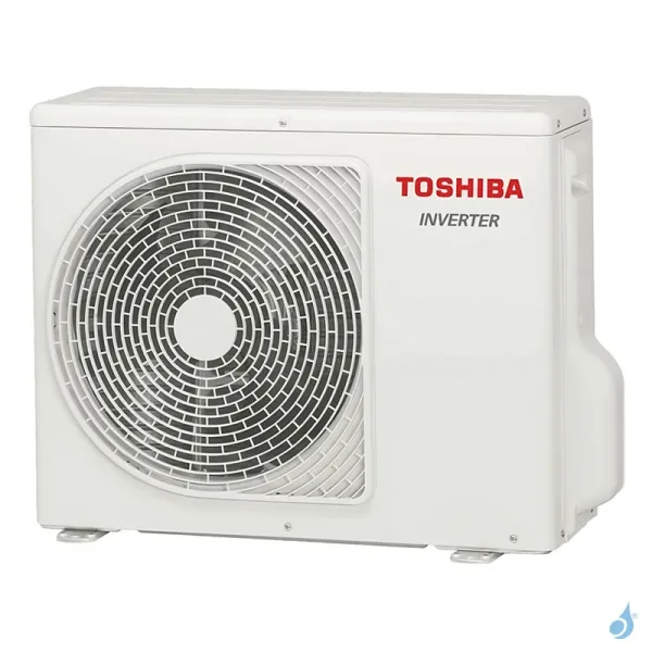 Climatiseur Toshiba Shorai Edge Noir 2.5kW RAS-B10G3KVSGB-E + RAS-10J2AVSG-E1 Mono split WiFi PAC Réversible Silencieuse