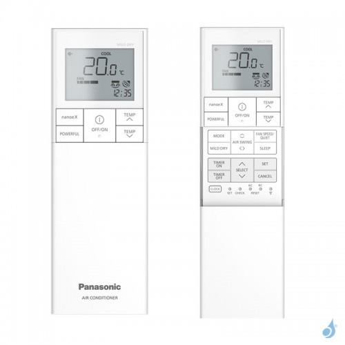 Climatiseur PANASONIC Etherea Blanc Mat 2.5kW CS-Z25ZKEW + CU-Z25ZKE Mono split WiFi Mural Inverter PAC air-air Confort