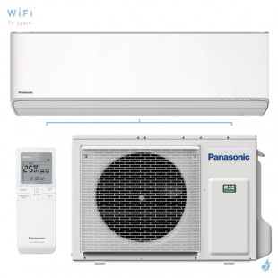 Climatiseur PANASONIC Etherea Blanc Mat 5.0kW CS-Z50ZKEW + CU-Z50ZKE Mono split WiFi Mural Inverter PAC air-air Confort