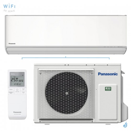 Climatiseur PANASONIC Etherea Blanc Mat 7.1kW CS-Z71ZKEW + CU-Z71ZKE Mono split WiFi Mural Inverter PAC air-air Confort