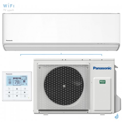Climatiseur PANASONIC CS-Z71YKEA + CU-Z71YKEA 7.1kW WiFi de série Mural YKEA  pour salles de serveurs